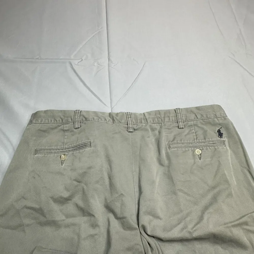 Polo Ralph Lauren Pants Mens 40x30 Gray Preston Chino Straight Leg Classic